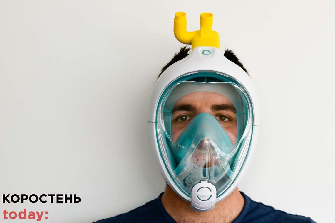 Коростенська міська лікарня закупила маски для штучної вентиляції легенів