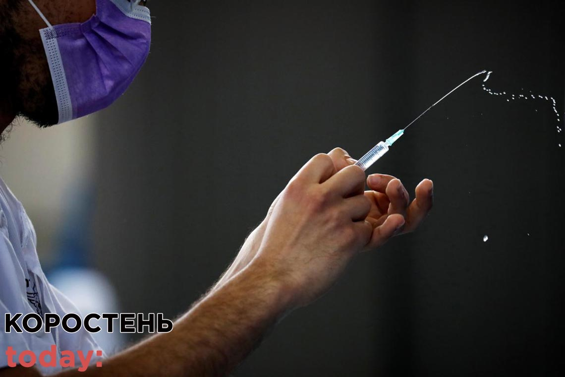 Перший етап вакцинації: стало відомо, скільки людей на Житомирщині зможуть отримати щеплення