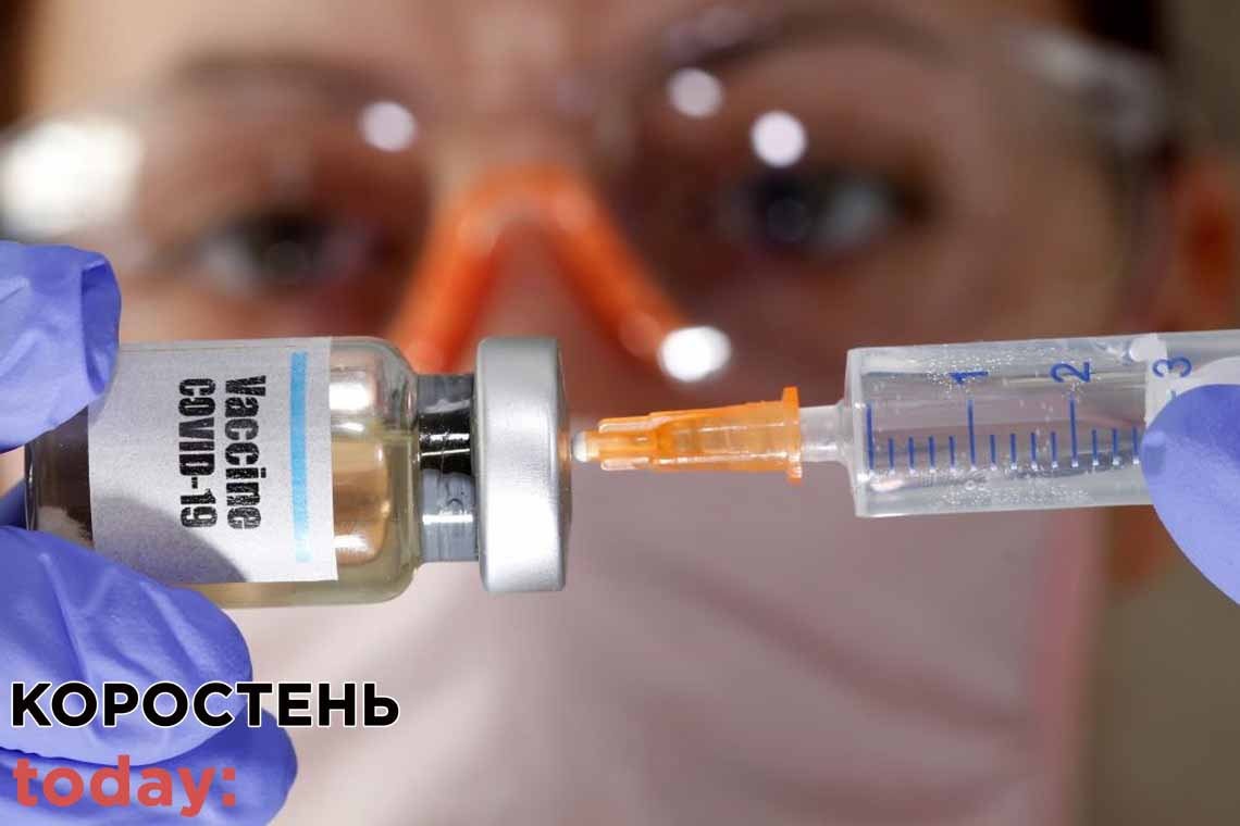 У Житомирській області стартує повторна імунізація від Covid-19