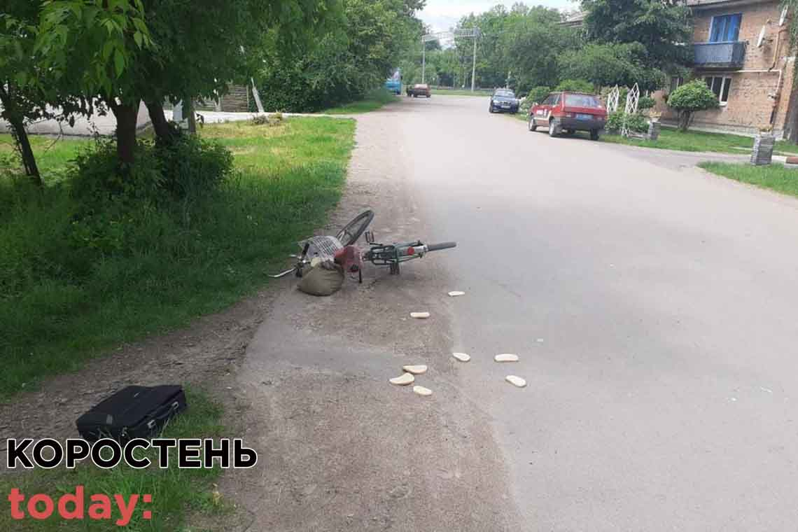 На Котляревського в Коростені ЗАЗ збив велосипедистку: потерпілу госпіталізували
