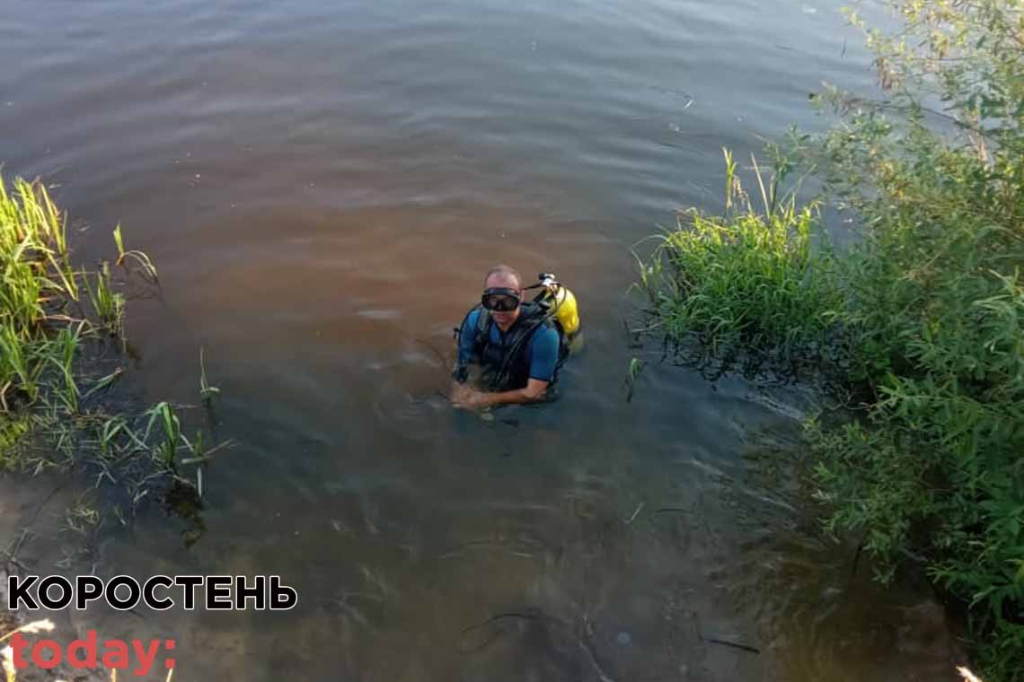 З водойми в Малинському районі водолази дістали тіло потопельника
