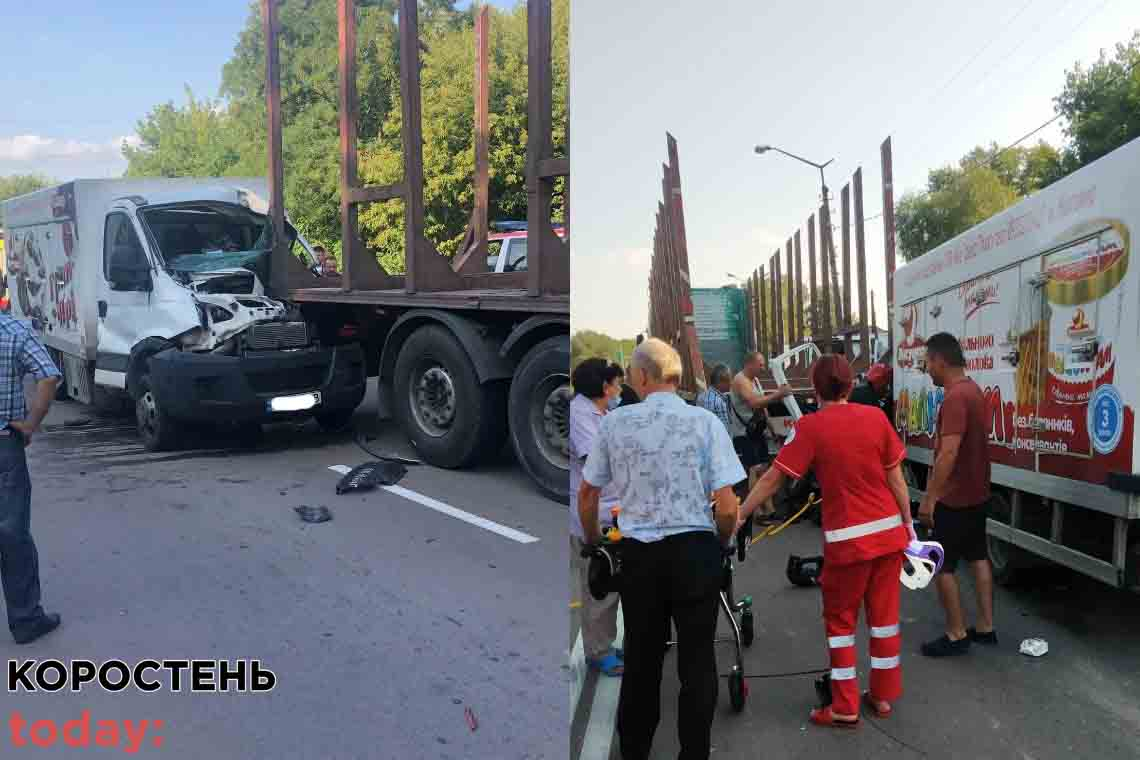 У Коростені IVECO в’їхав у вантажівку, загинув водій ▶️ВІДЕО 📷ФОТО