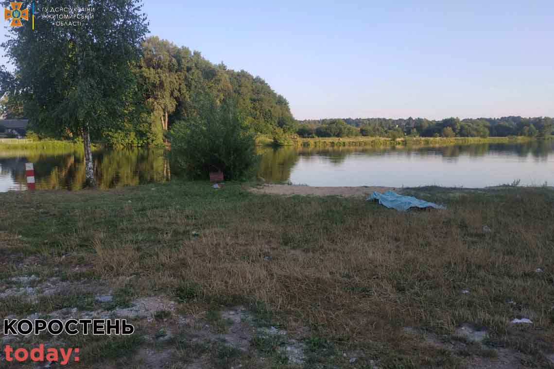 В озері у селищі на Овруччині втопився підліток