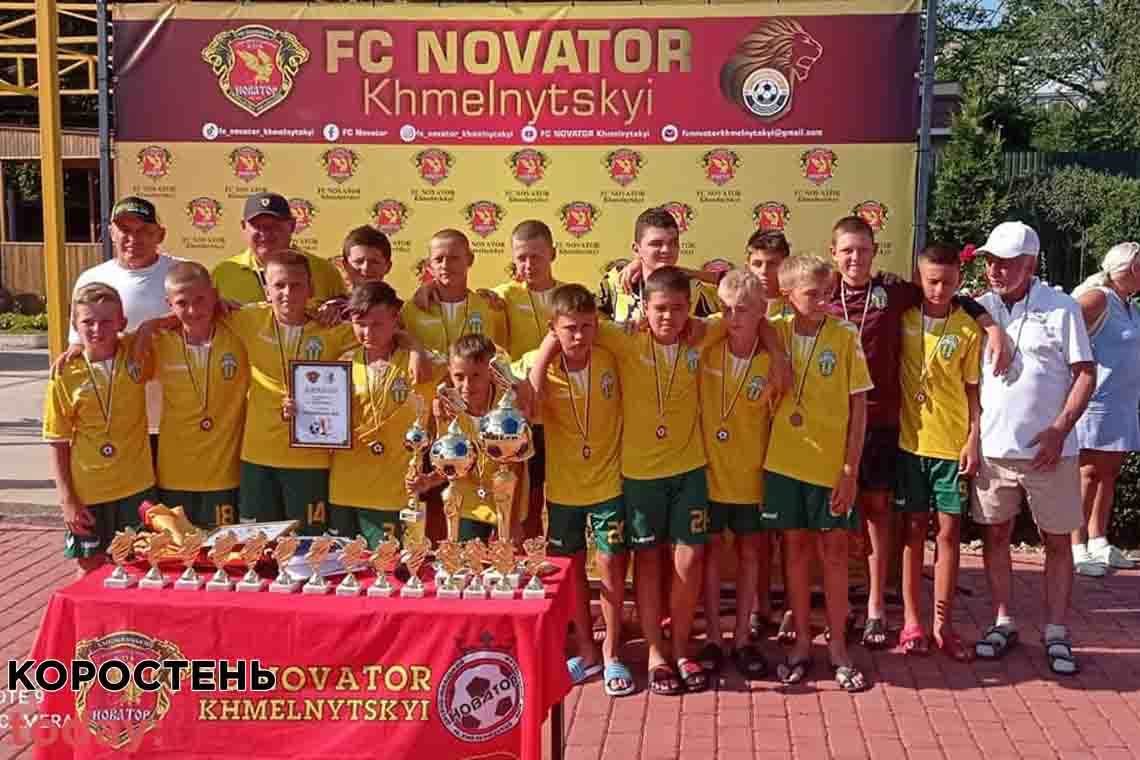 Команда з Коростеня виборола третє місце на Всеукраїнському турнірі з футболу 📷ФОТО