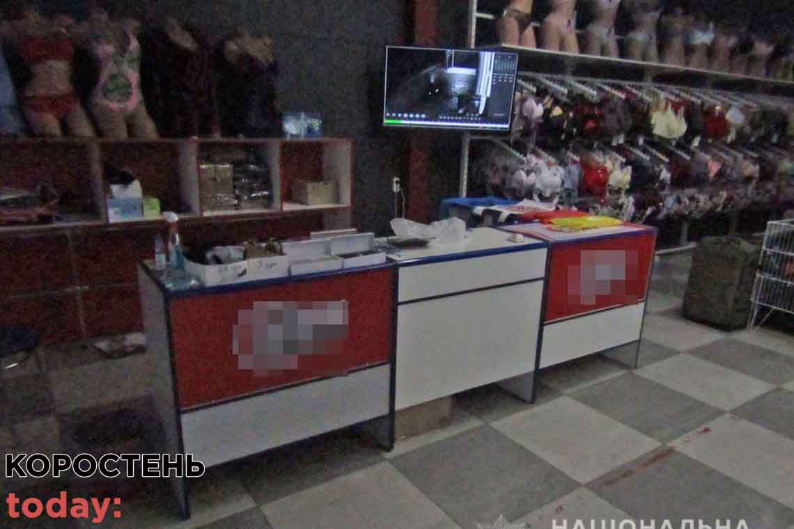 В Олевську обікрали магазин: злодій забрав майже 2 тис. грн 📷ФОТО