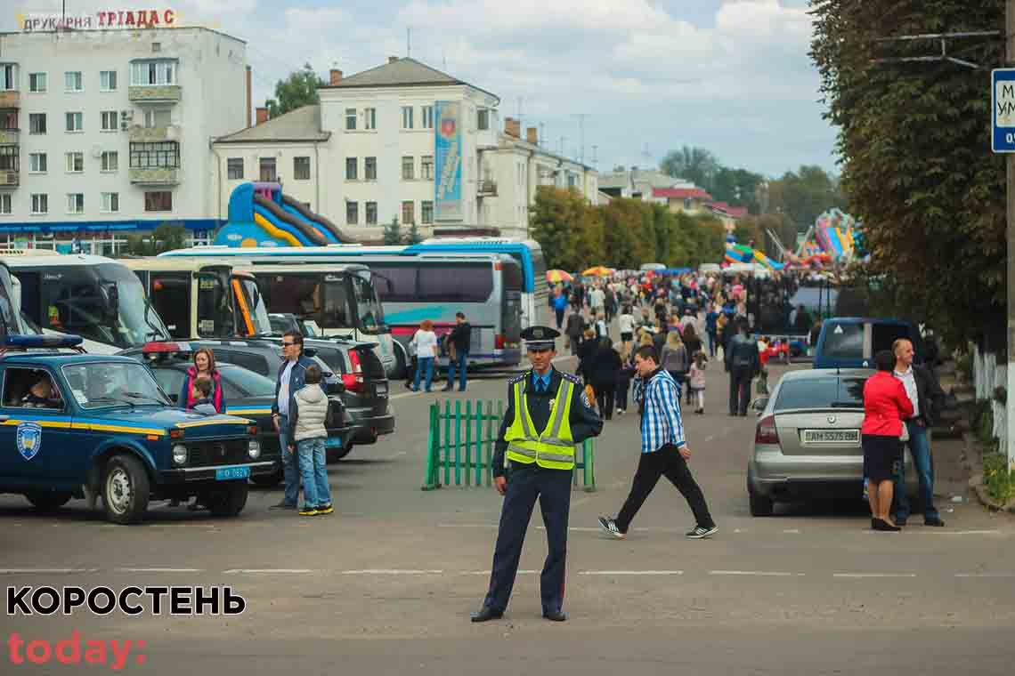 У Коростені під час фестивалю дерунів поліцейські працюватимуть у посиленому режимі