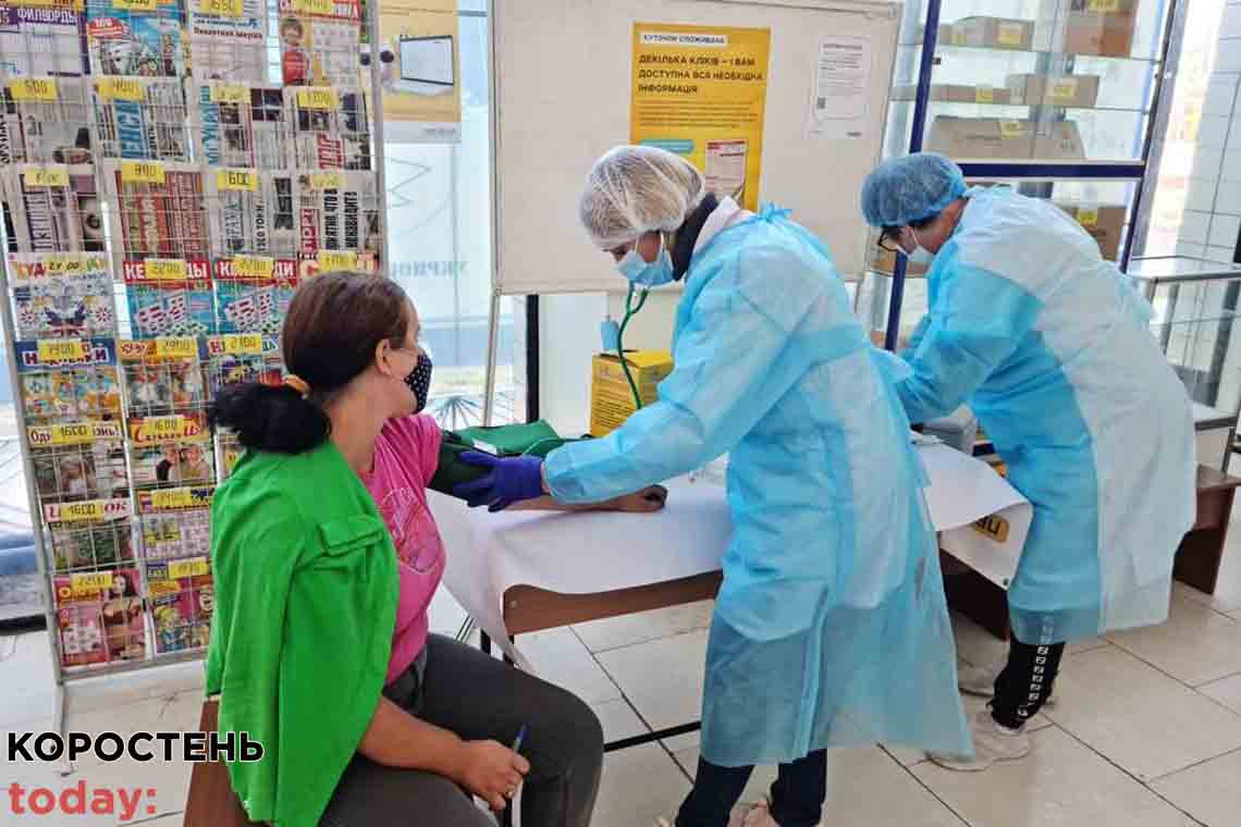 У Коростенському районі у відділеннях «Укрпошти» працюватимуть тимчасові пункти вакцинації для пенсіонерів