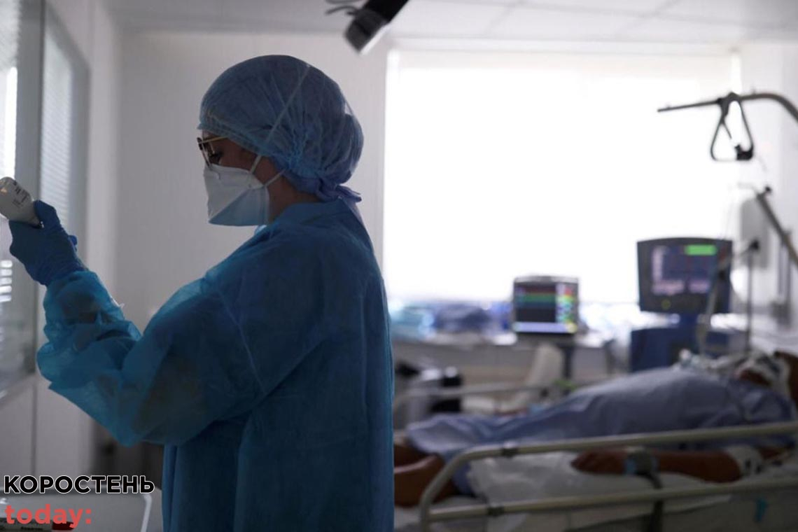 У Житомирській області більш 90% хворих у лікарнях - невакциновані