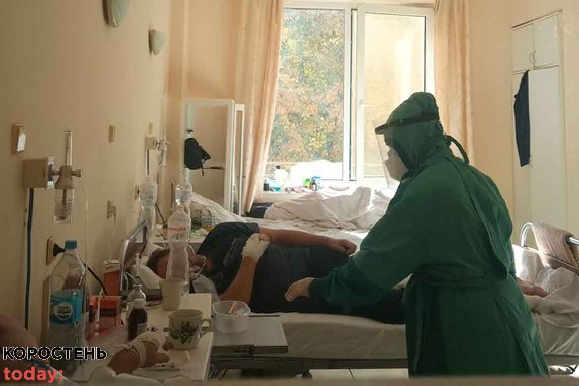 Минулої доби від коронавірусу померли жінка з Овруча та чоловік з Олевська