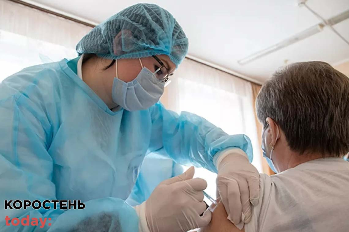 Україна запровадила бустерну дозу вакцини медикам та працівникам інтернатів