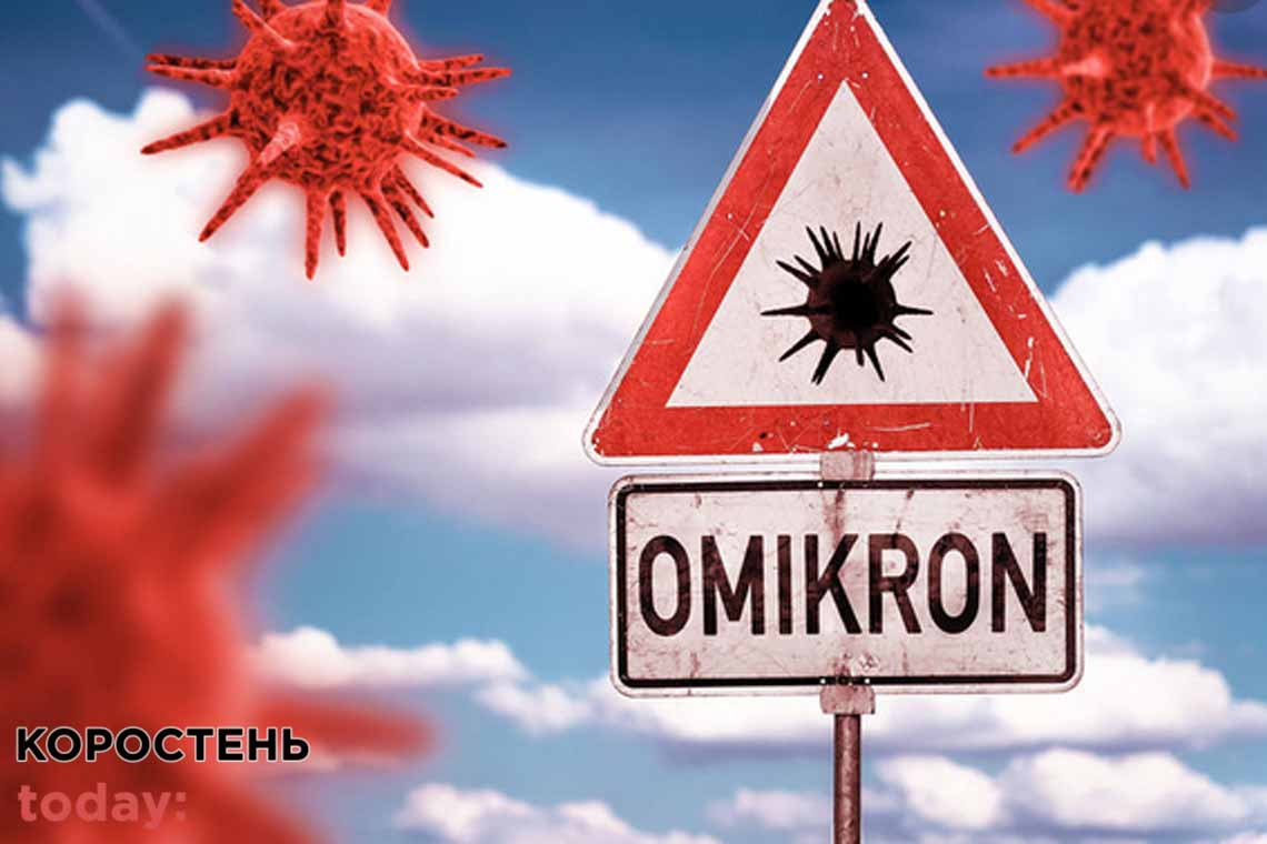 У двох містах Житомирської області виявили захворюваність на штам «Омікрон»