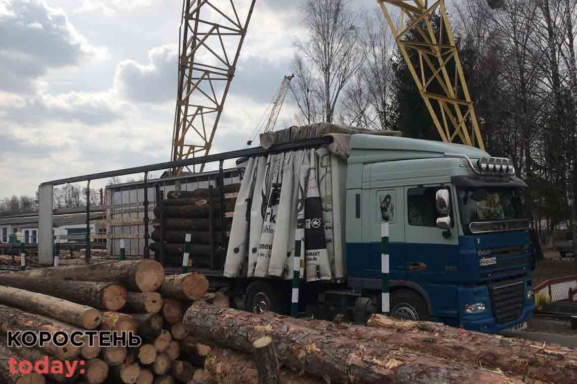 "Бізнес" працює: правоохоронці затримали жителя Коростенського району, який перевозив дубові колоди без документів