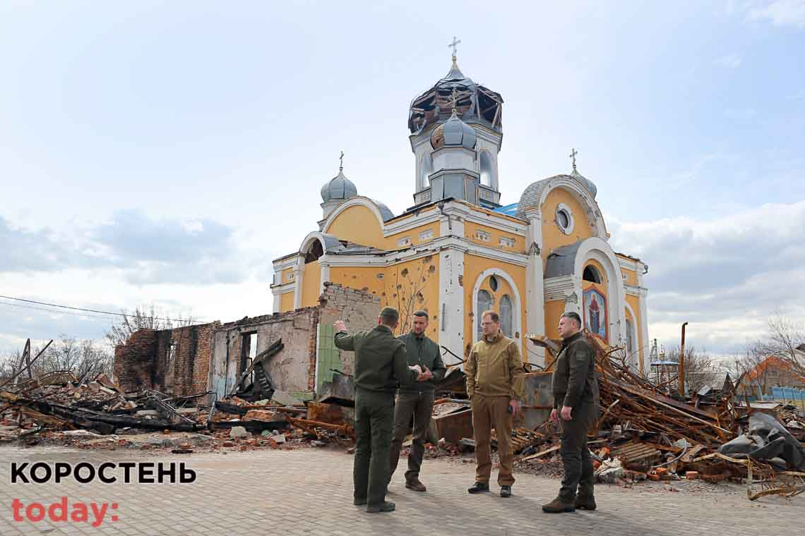 В.о. міністра захисту довкілля оглянув у Коростенському районі зруйновані окупантами лісгоспи та посадив дерева (ФОТО)