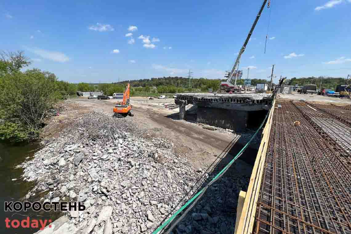 Міст через річку Ірпінь у напрямку Київ – Житомир відкриють 29 травня