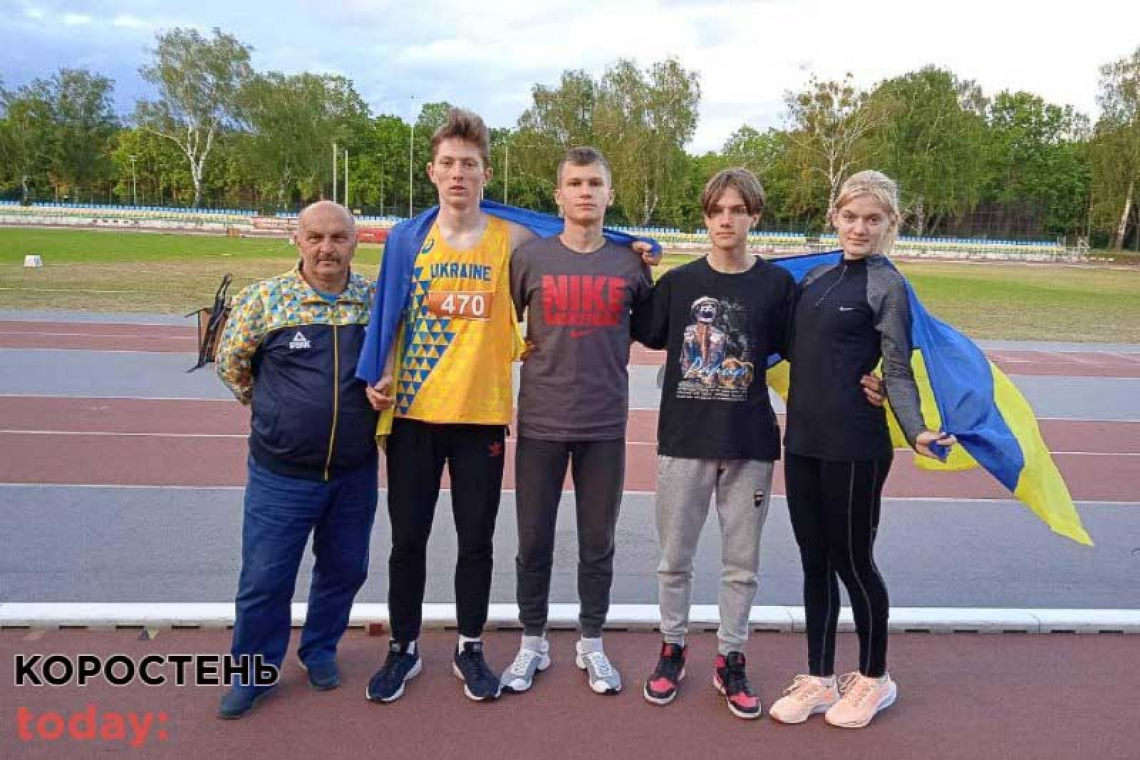 На змаганнях у Варшаві коростенський легкоатлет здобув золоту та срібну нагороди 