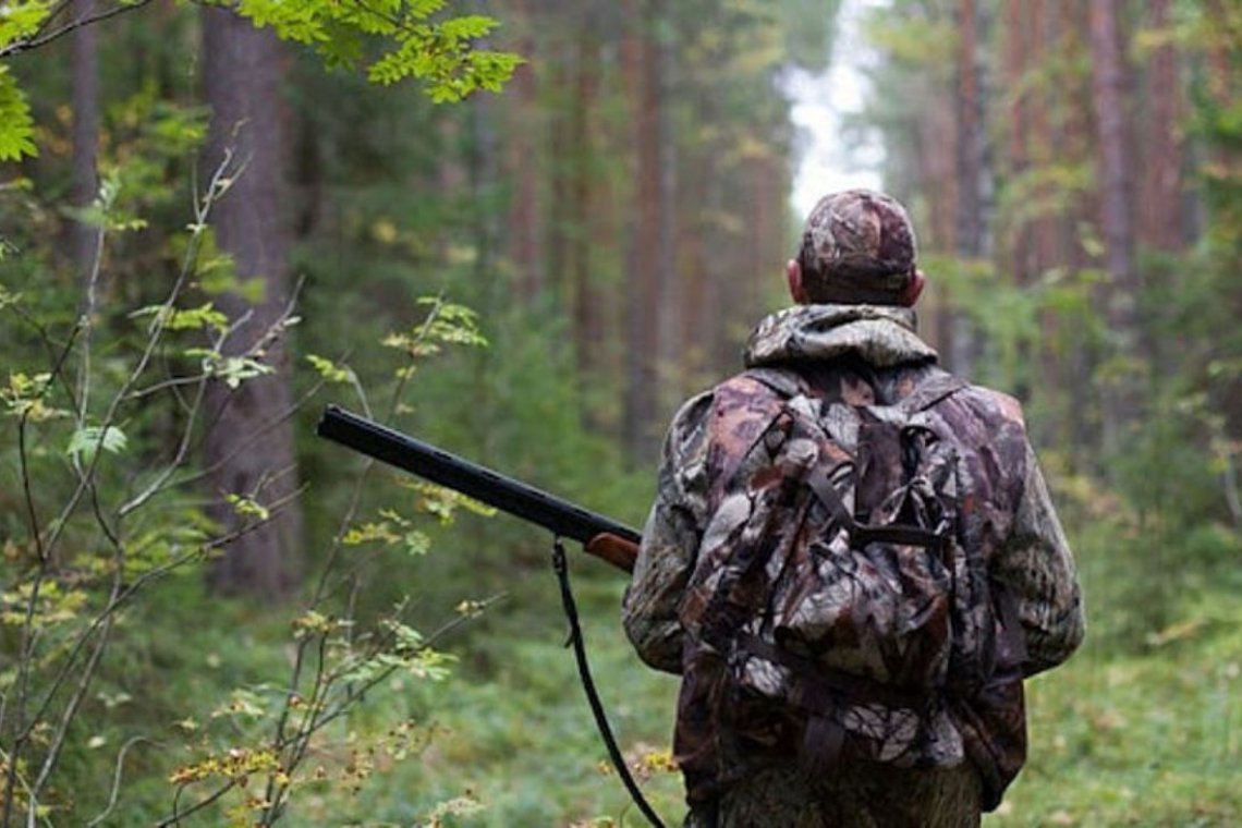 У лісі на Овруччині затримали чоловіка, який полював на куріпок з мисливською рушницею