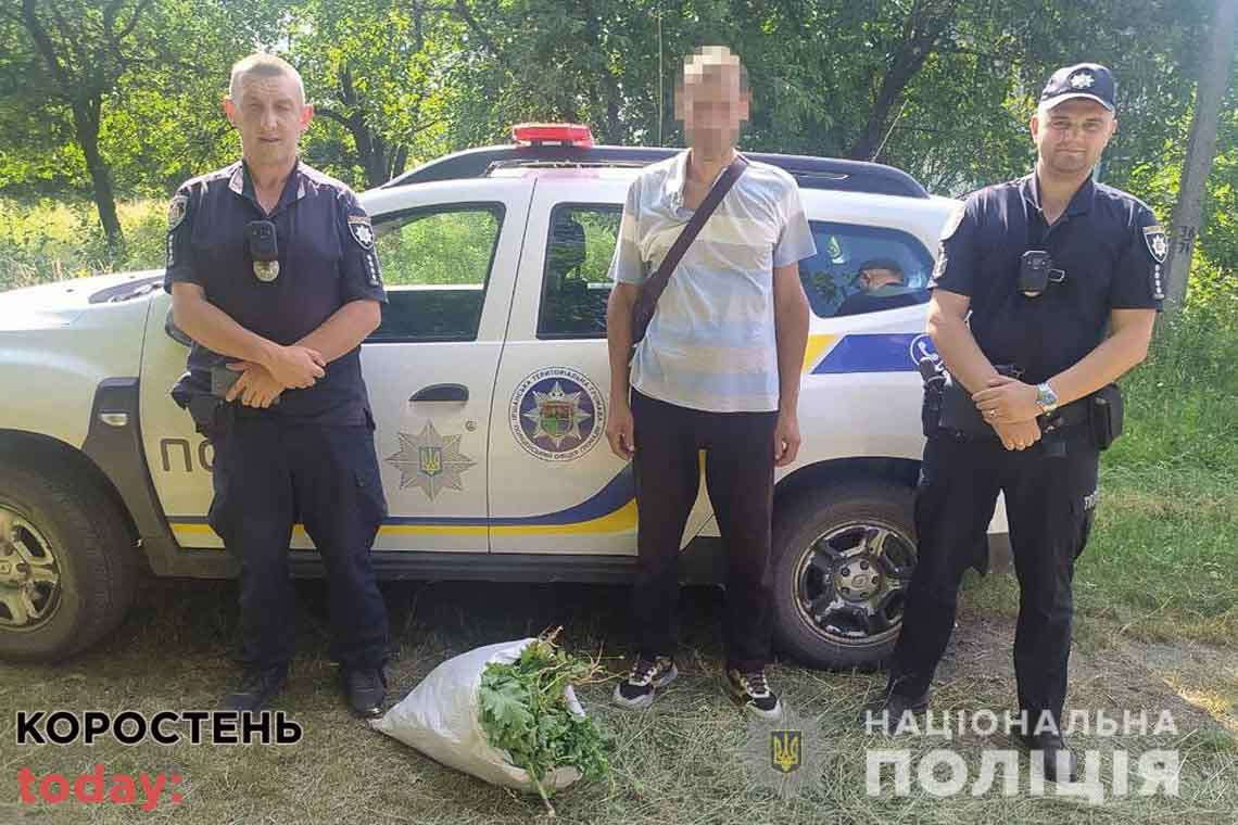 В одному з сіл Коростенського району поліцейські виявили ділянку маку