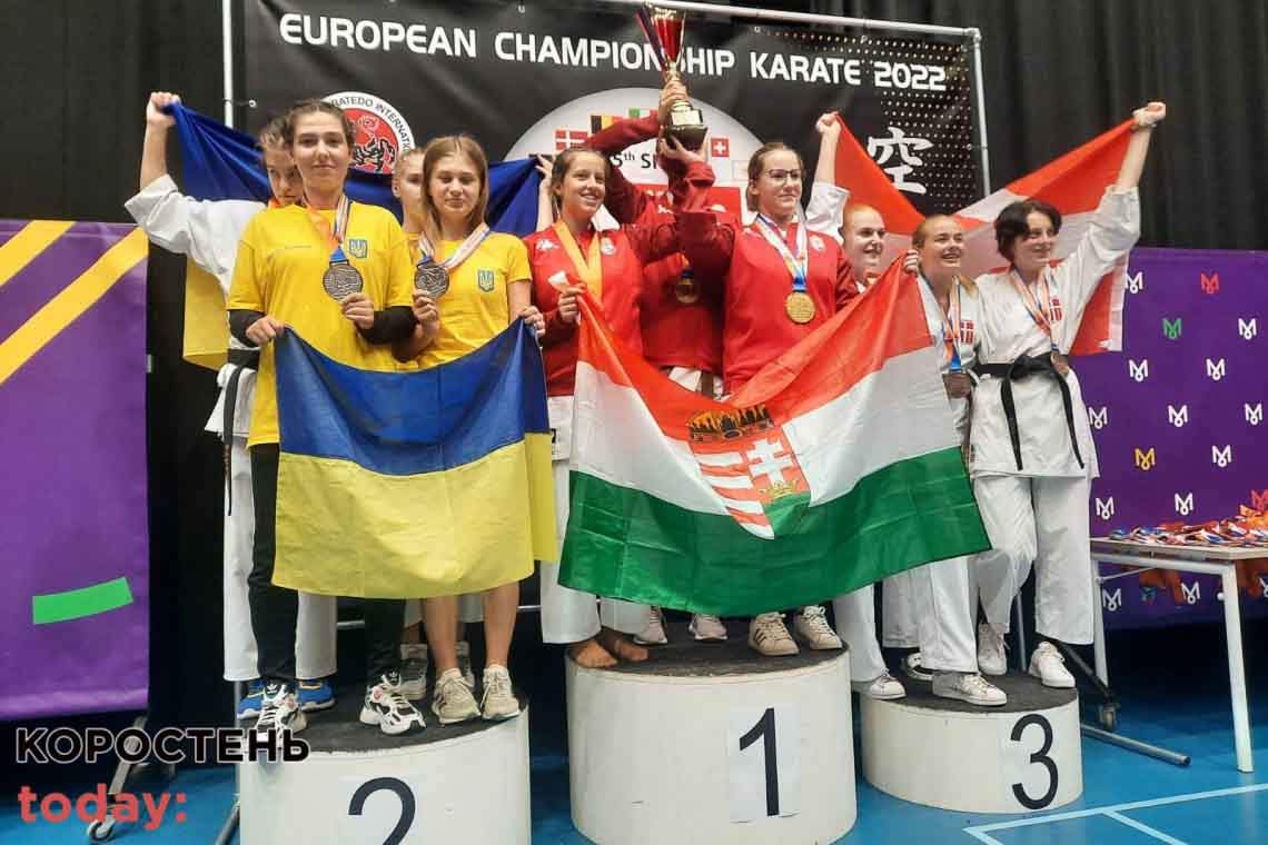 Коростенські каратисти повернулись з призовими місцями з XV чемпіонату Європу з карате S.K.I.F. (ФОТО)