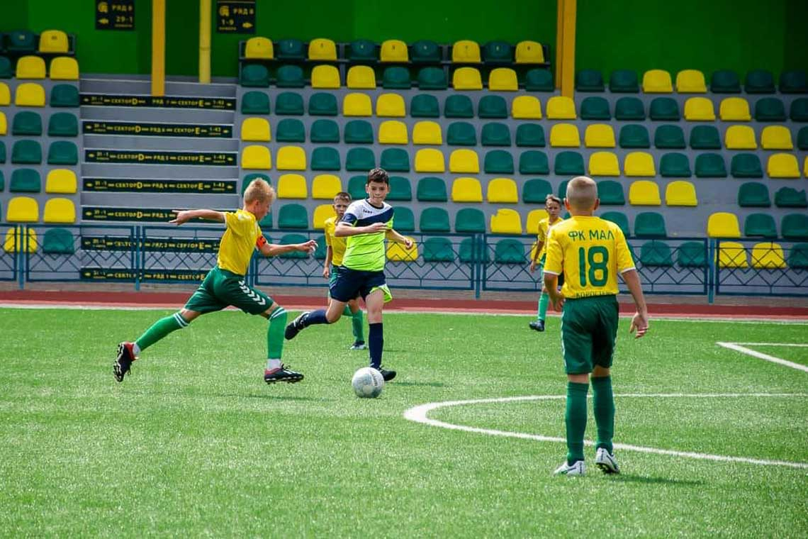 ФК «Мал» Коростень оголошує набір дітей для занять футболом