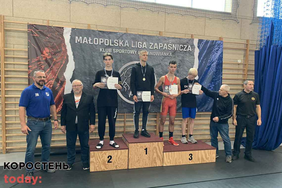 На змаганнях з греко-римської боротьби у Польщі спортсмен з Коростеня виборов бронзу