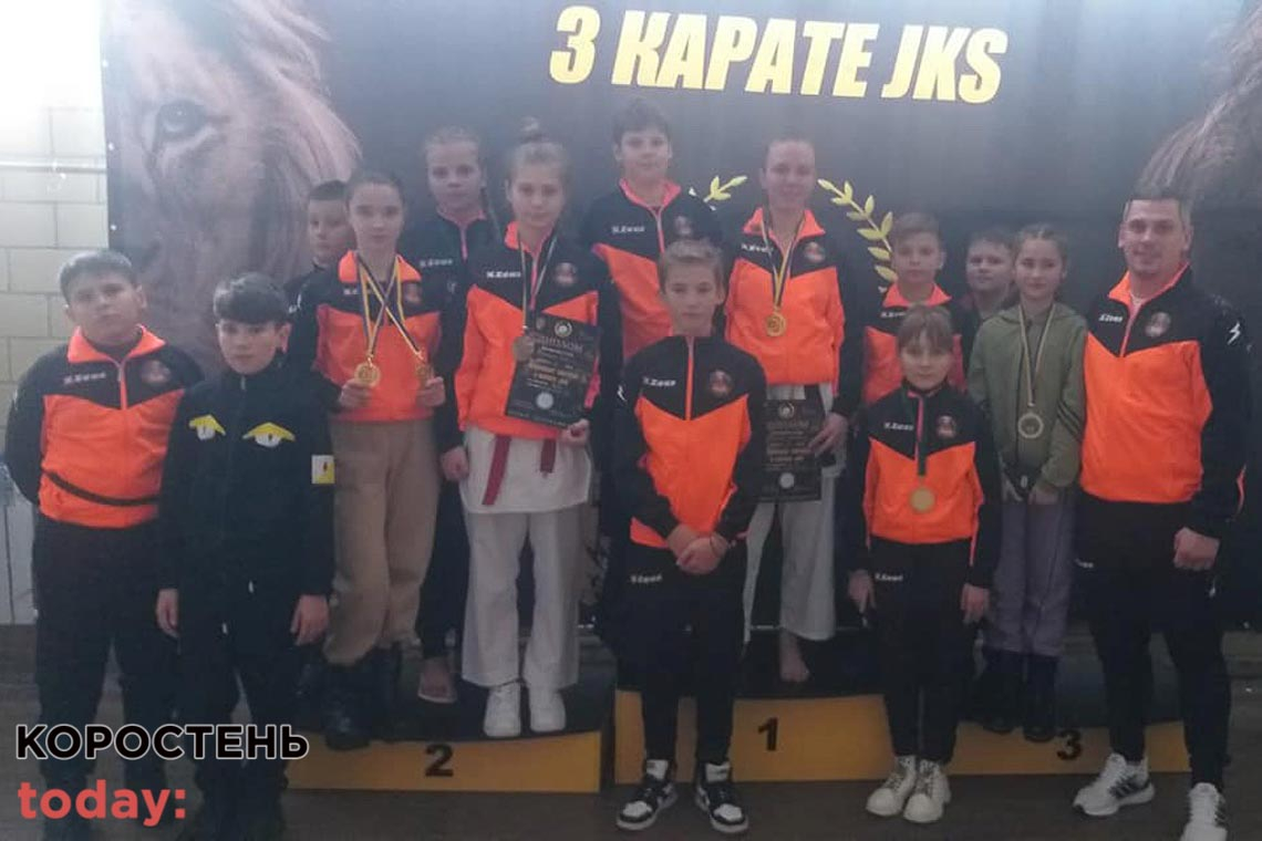 Коростенські спортсмени вибороли призові місця на чемпіонаті України з карате JKS 