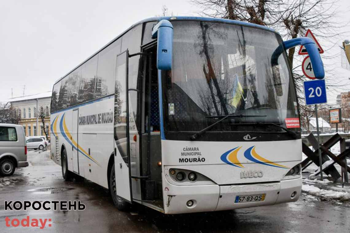 Олевська громада отримала автобус від португальського міста Моран