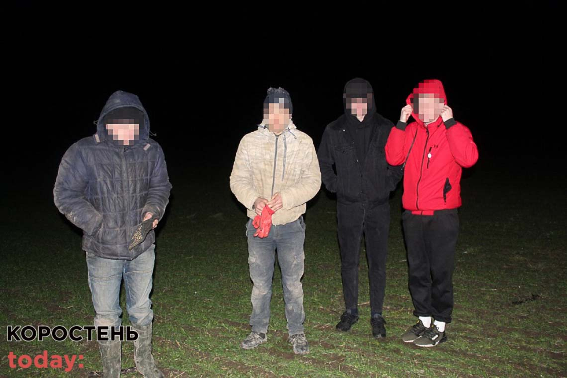 Біля одного з сіл Коростенського району поліцейські затримали братів, які крали мідний кабель