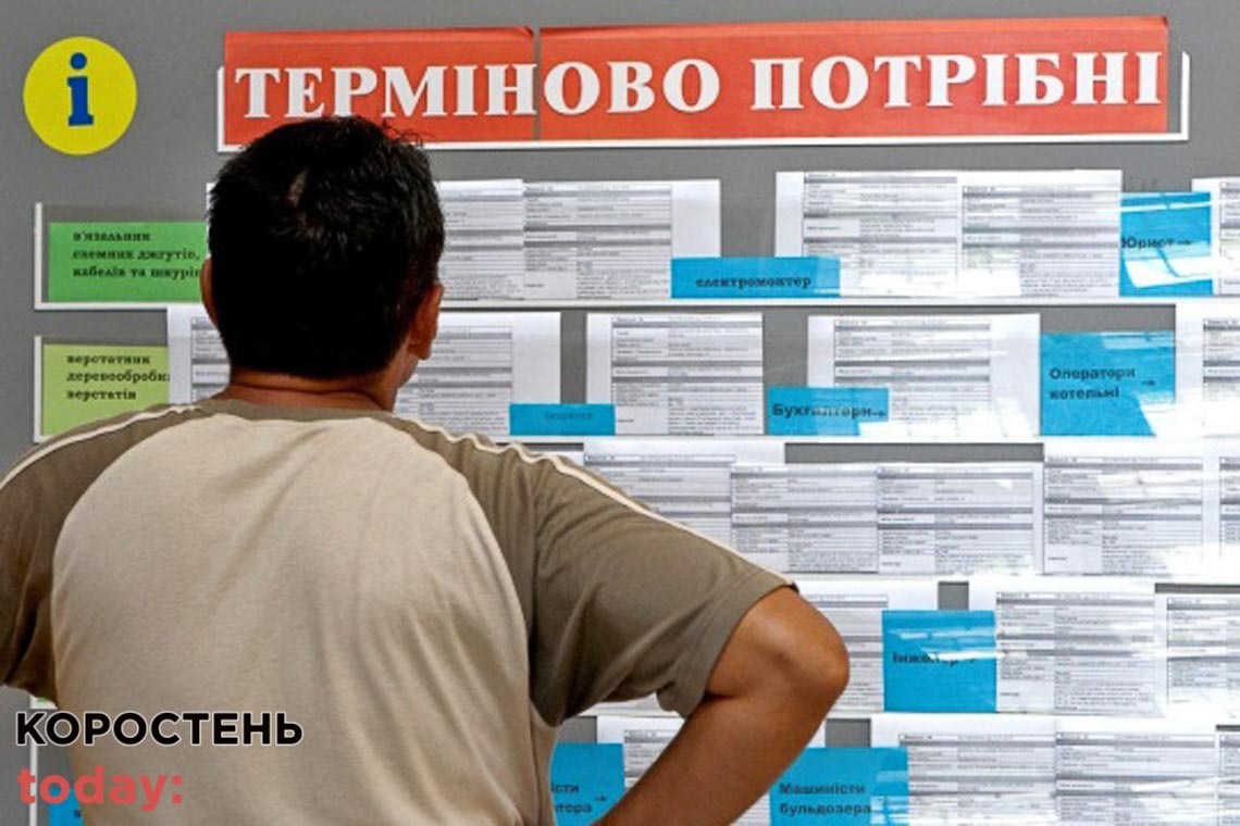 За перші два місяці року на роботу влаштувались понад тисяча клієнтів Житомирської обласної служби зайнятості