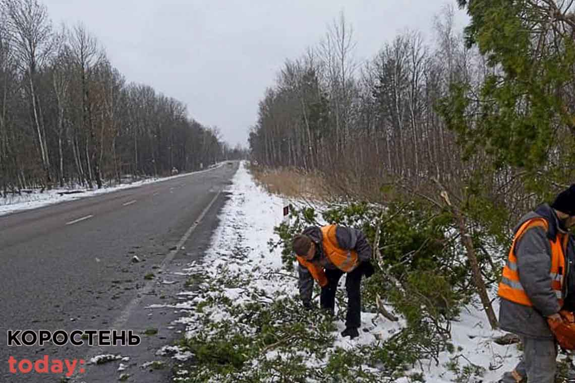 У службі автодоріг розповідають - автошляхи в Житомирській області очищені від снігу