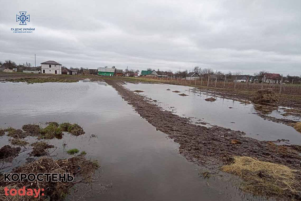 У Малині та селі Коростенського району відкачували воду