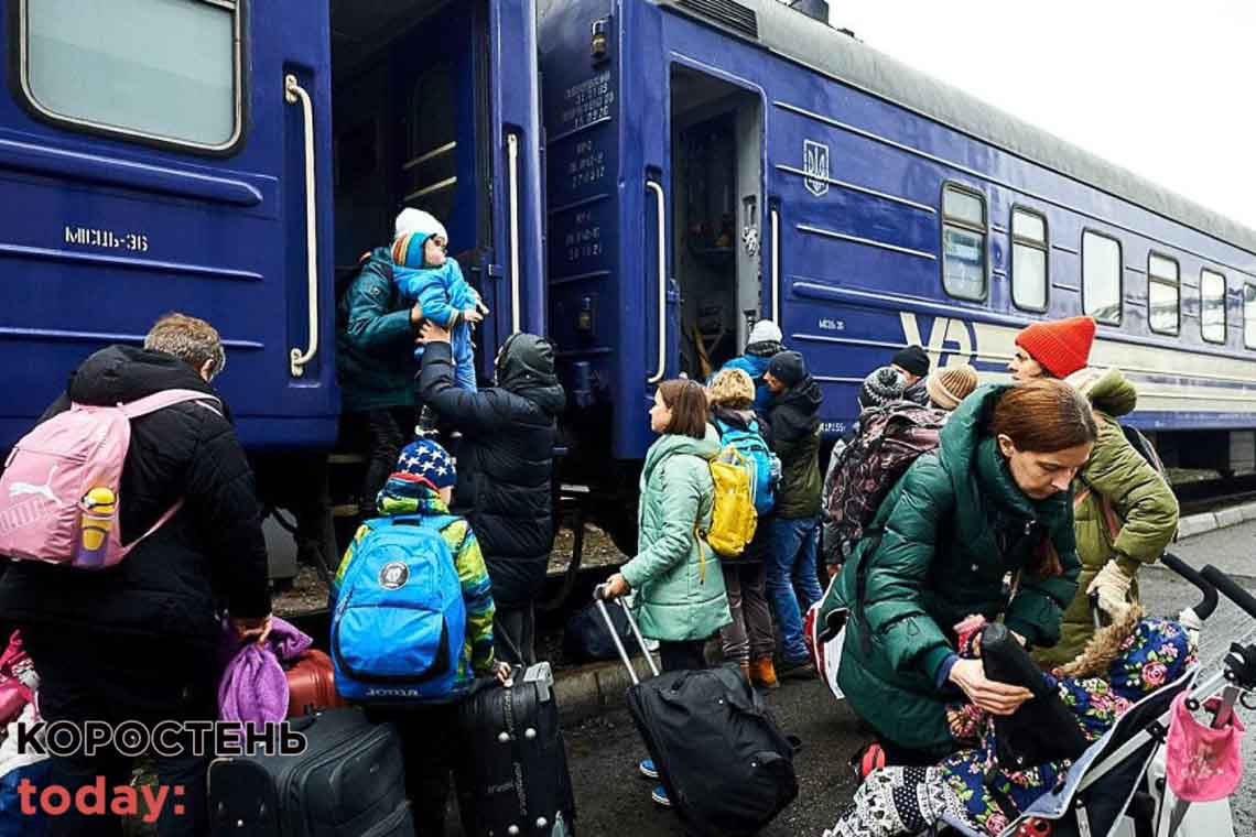 Жителів Донеччини безкоштовно евакуюватимуть до Житомирської області