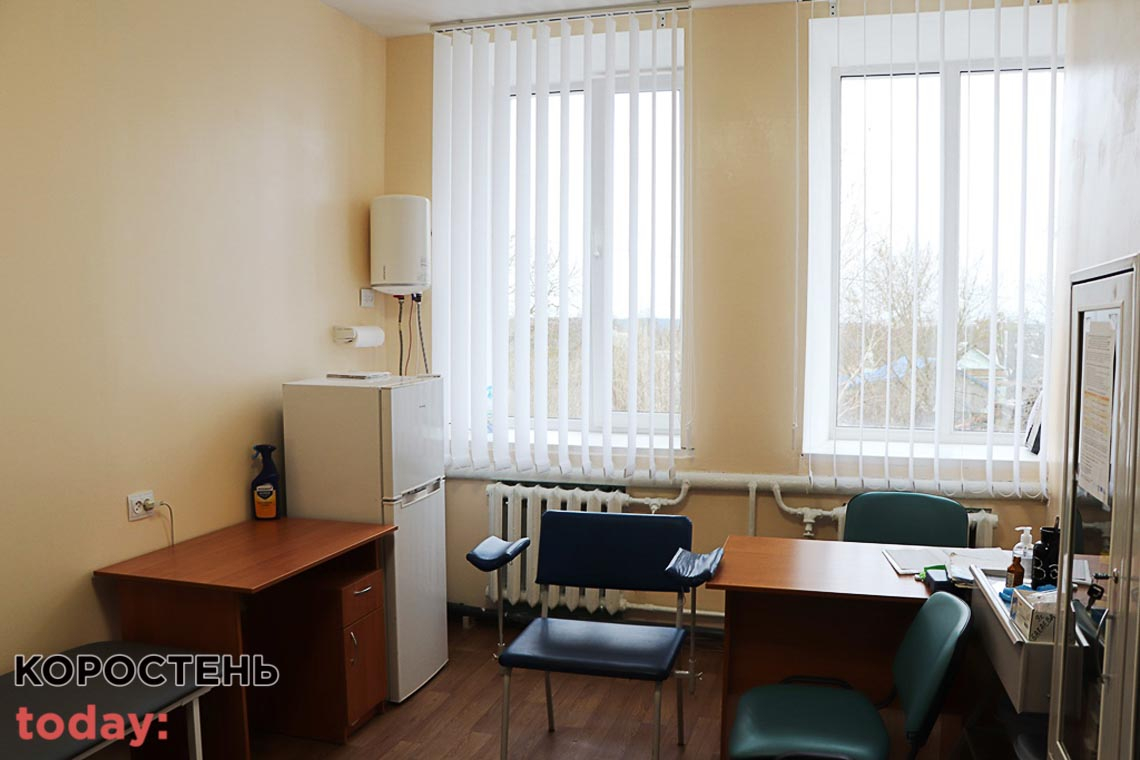В Олевському центрі первинної медико-санітарно допомоги відремонтували маніпуляційний кабінет (ФОТО)