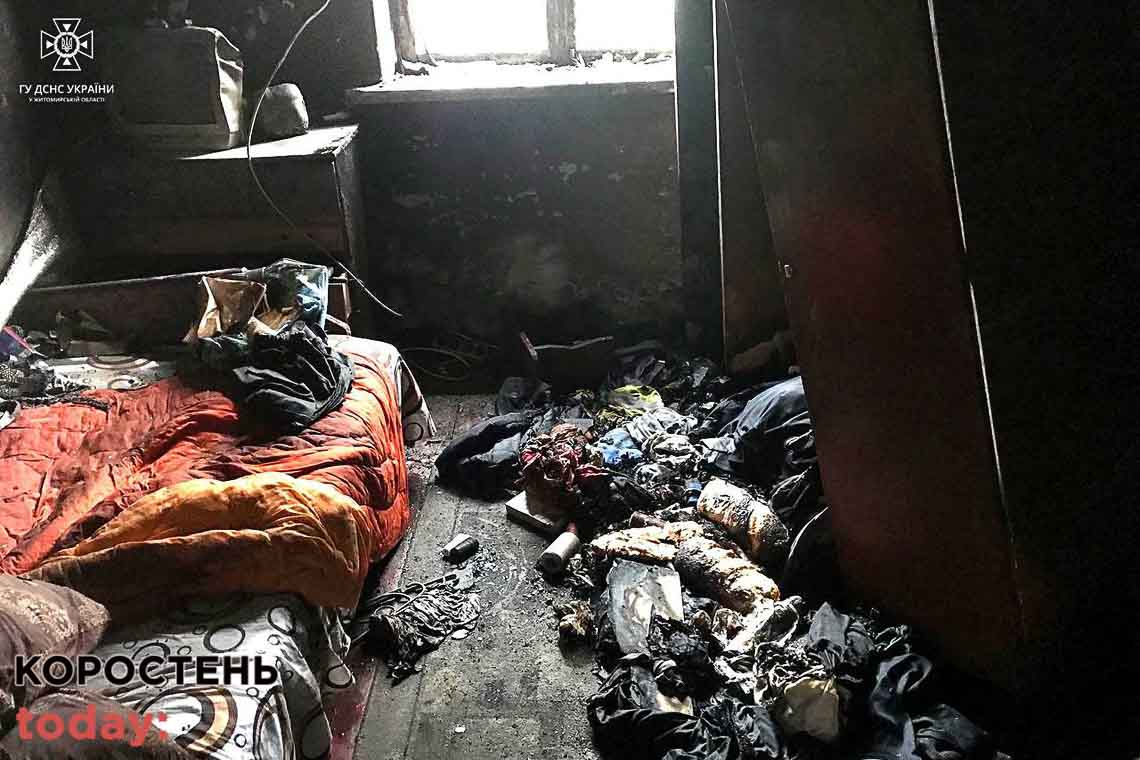 У селі Малинської громади під час ліквідації пожежі рятувальники виявили тіло 37-річного чоловіка