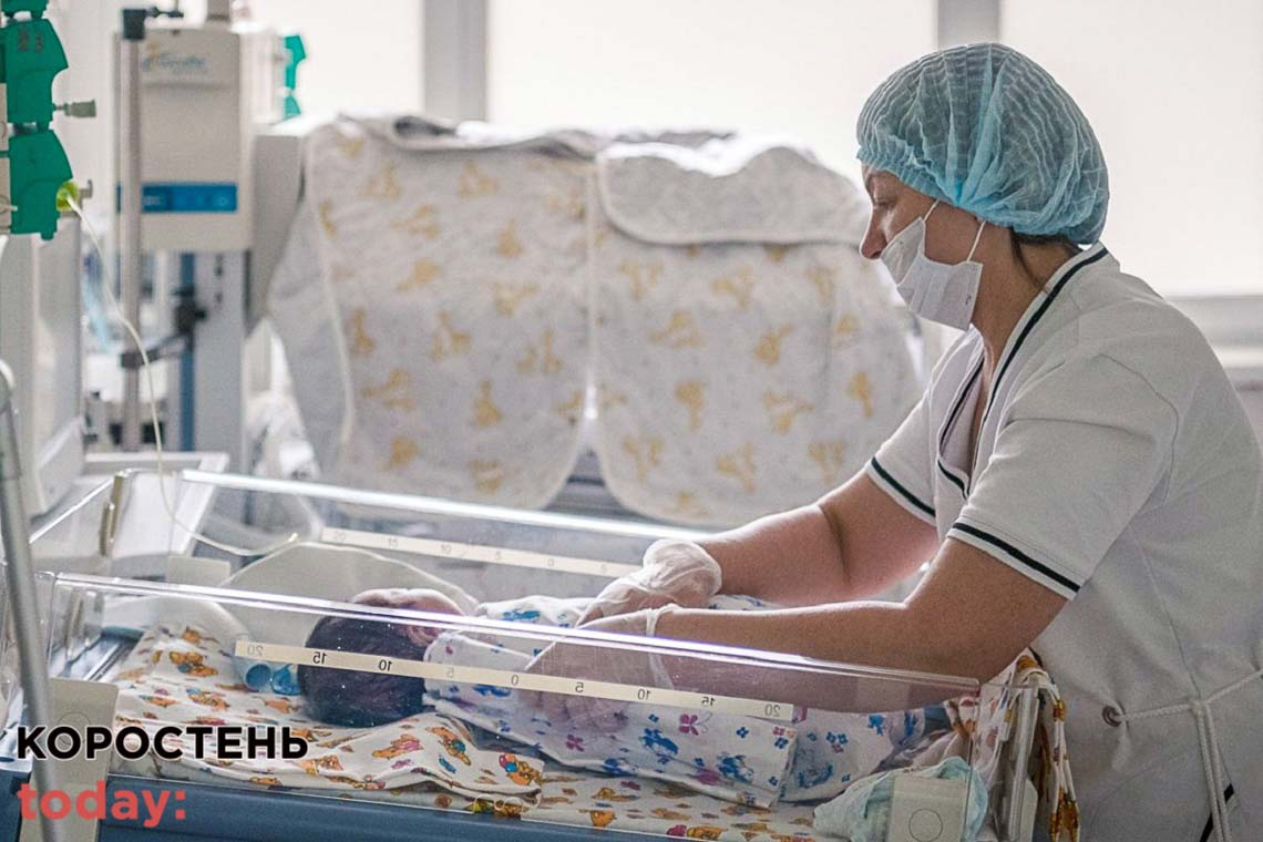 З початку року в пологових відділеннях Житомирщини народилось понад 2 тисячі немовлят