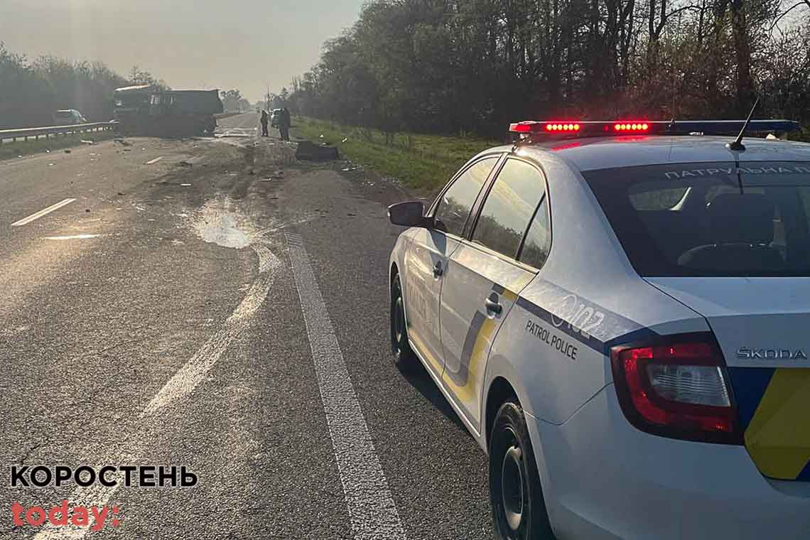 У квітні на дорогах Житомирської області сталося 28 ДТП, п'ятеро людей загинули, - патрульні