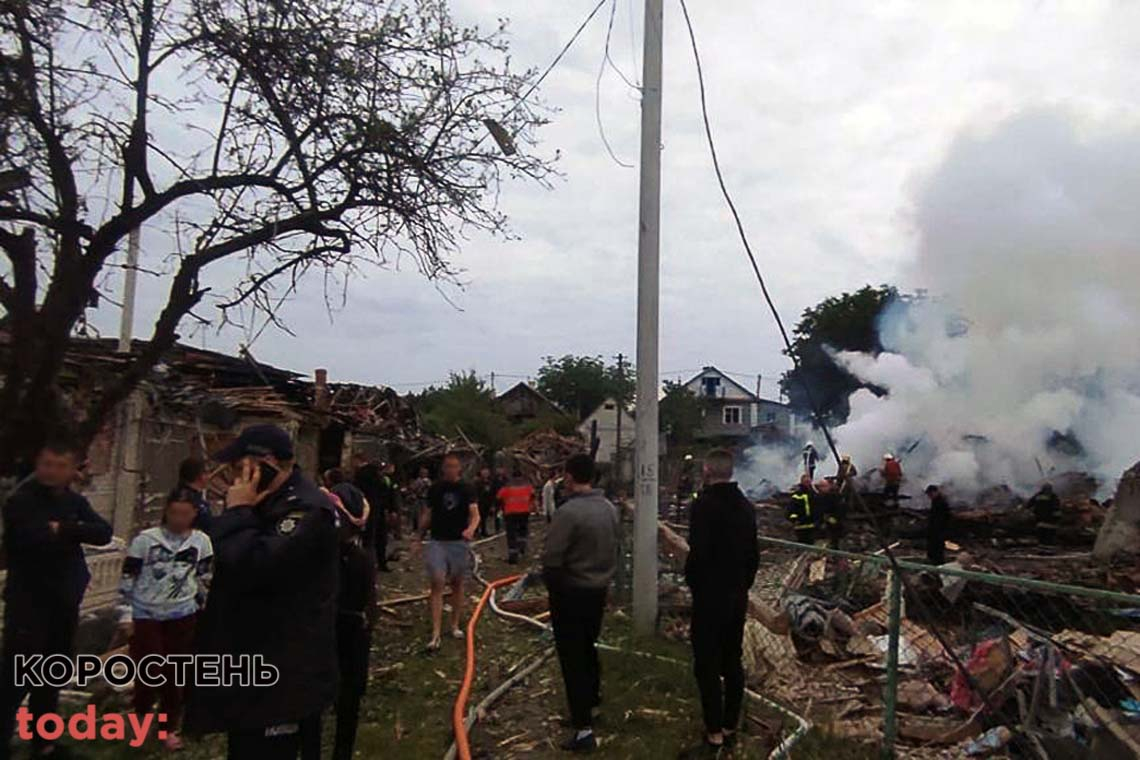 У поліції розповіли про наслідки ворожої ракетної атаки в місті Житомирської області (ФОТО)