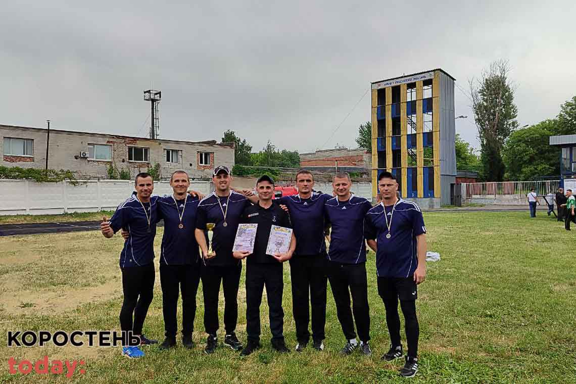 Рятувальники Овруча стали бронзовими призерами чемпіонату області з пожежно-прикладного спорту