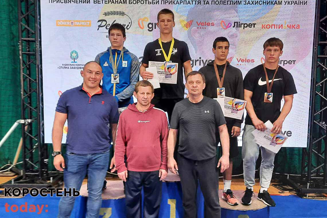 Спортсмен з Коростеня став переможцем Всеукраїнського юнацького турніру з вільної боротьби