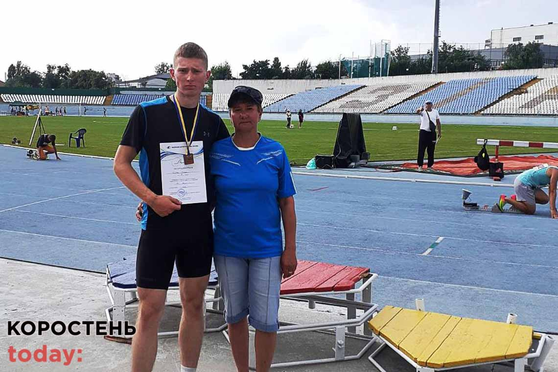 Спортсмен з Коростеня - бронзовий призер чемпіонату України з легкої атлетики