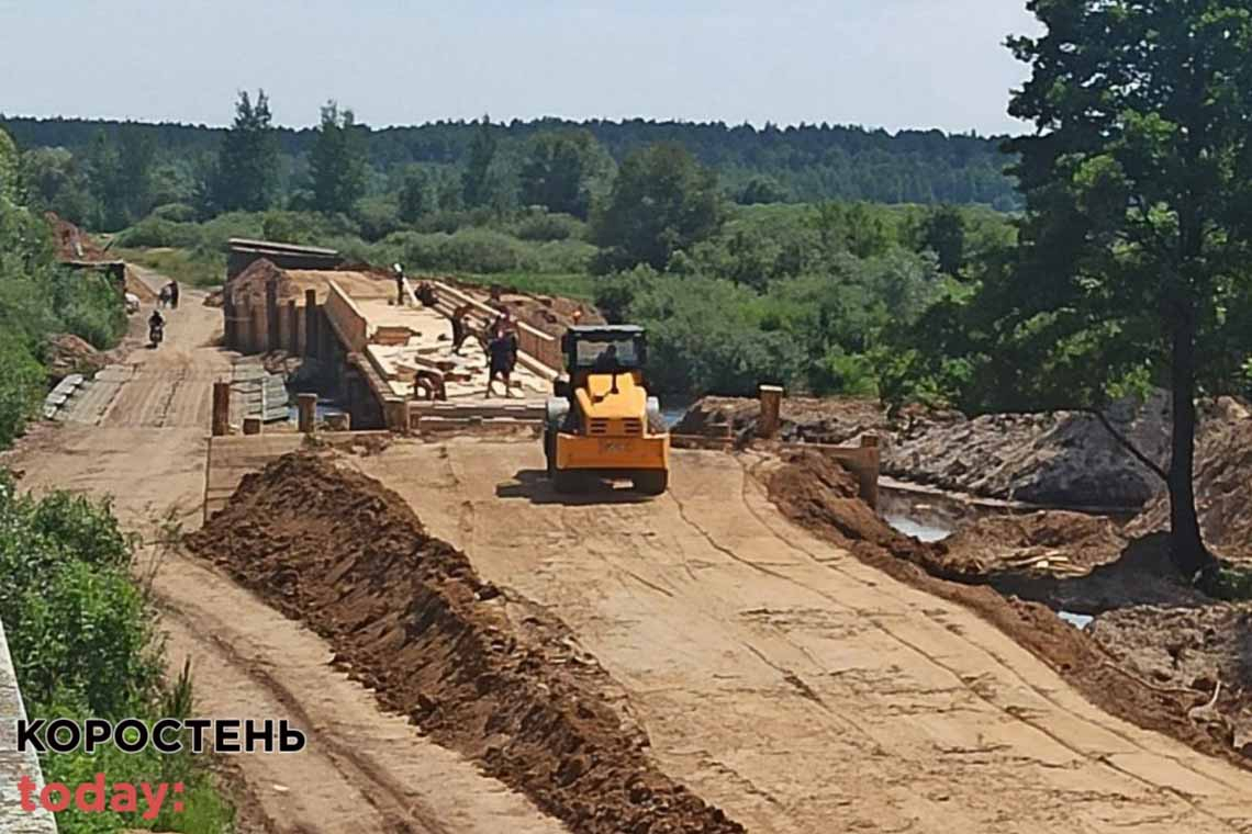 На автодорозі Народичі-Базар через річку Уж перекриють переправу