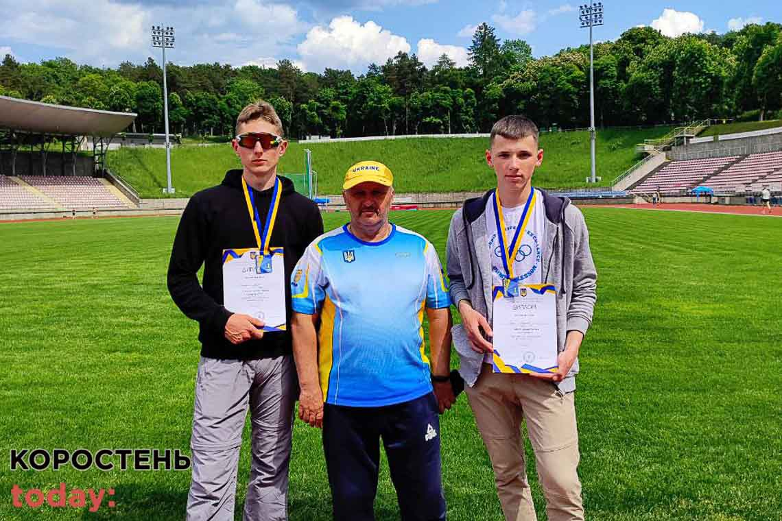 Коростенські спортсмени вибороли чотири медалі на командному чемпіонаті України з легкої атлетики
