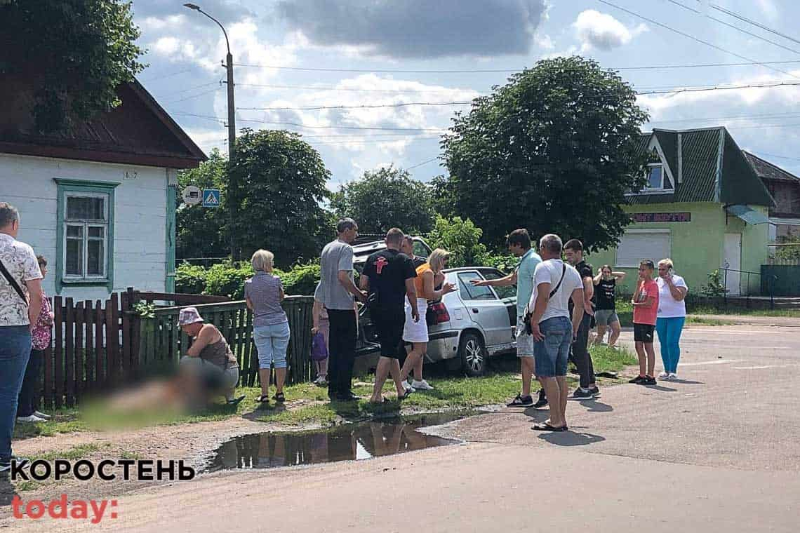 У лікарні помер хлопчик, якого на перехресті в Коростені збила автівка