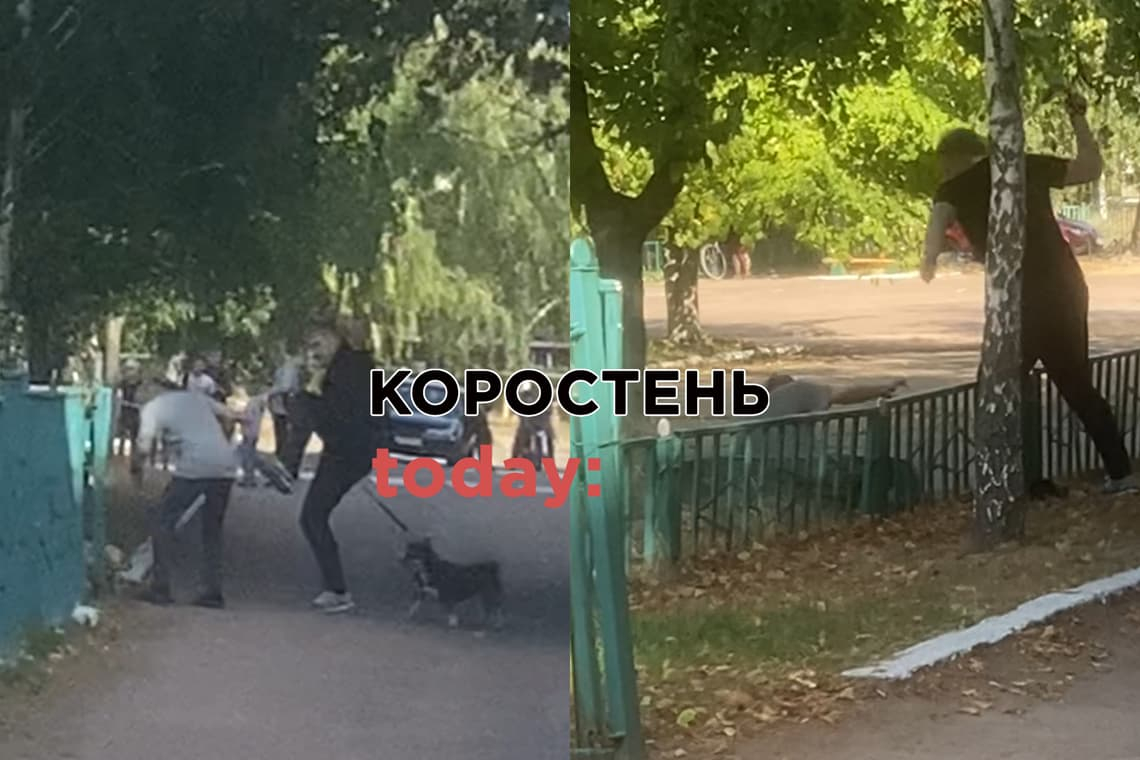 На Київській в Коростені чоловік напав та відлупцював пенсіонера (ВІДЕО)