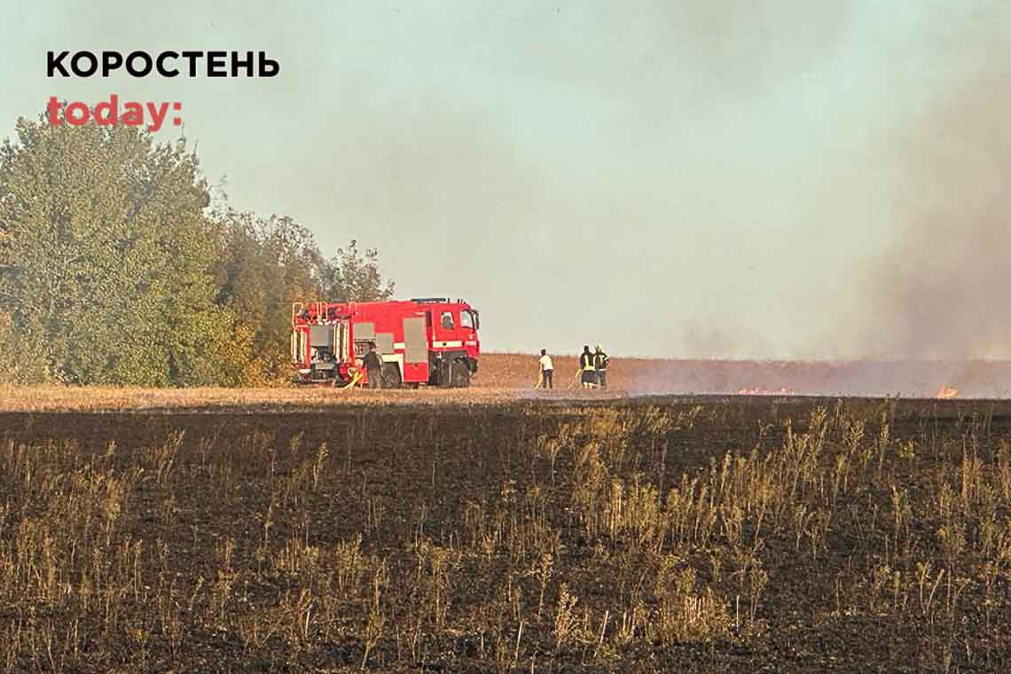 У селі Овруцької громади ледь не згоріла церква, а чоловік, що намагався загасити вогонь, отримав опіки