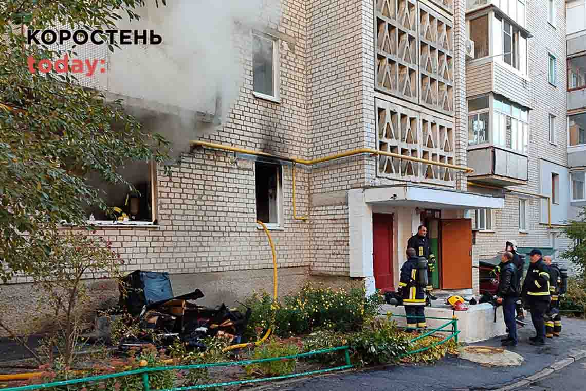 На Житомирщині в квартирі багатоповерхівки на пожежі загинула одномісячна дитина
