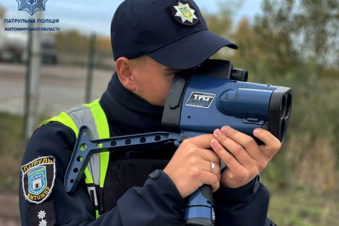 З початку року на Житомирщині патрульні склали понад 34 тисячі протоколів за перевищення швидкості