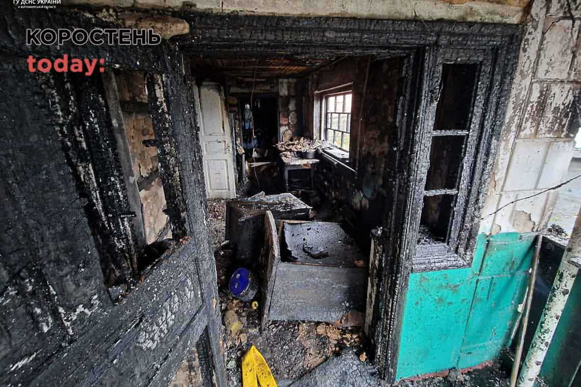 У Малині під час гасіння пожежі рятувальники виявили на кухні тіло жінки