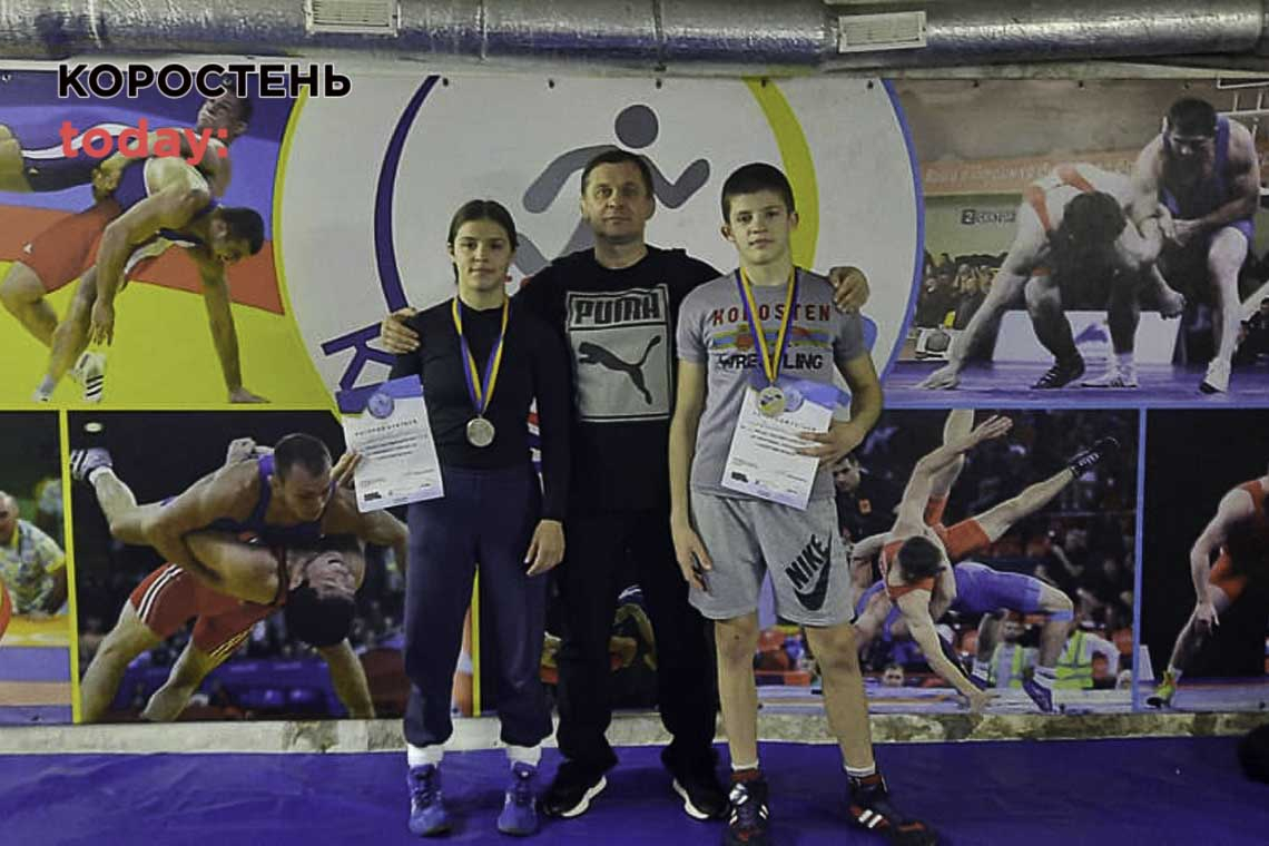 Двоє коростенців стали срібними призерами Чемпіонату України з вільної боротьби