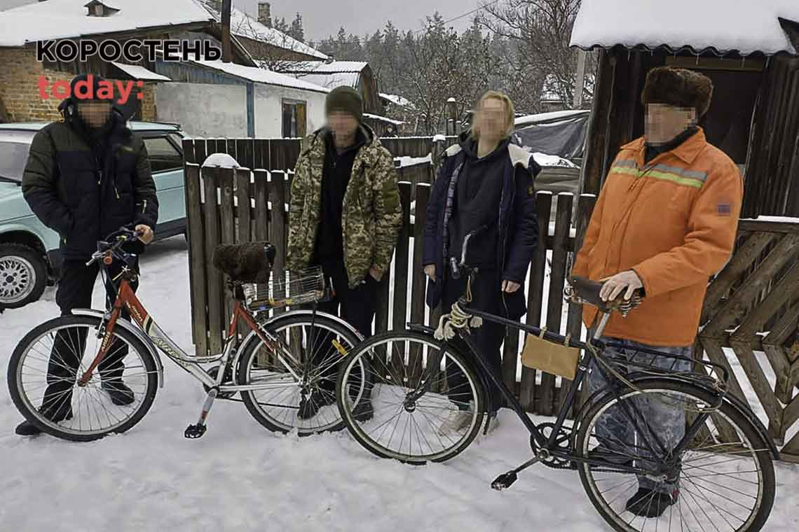 На Малинщині чоловік вкрав чотири велосипеди