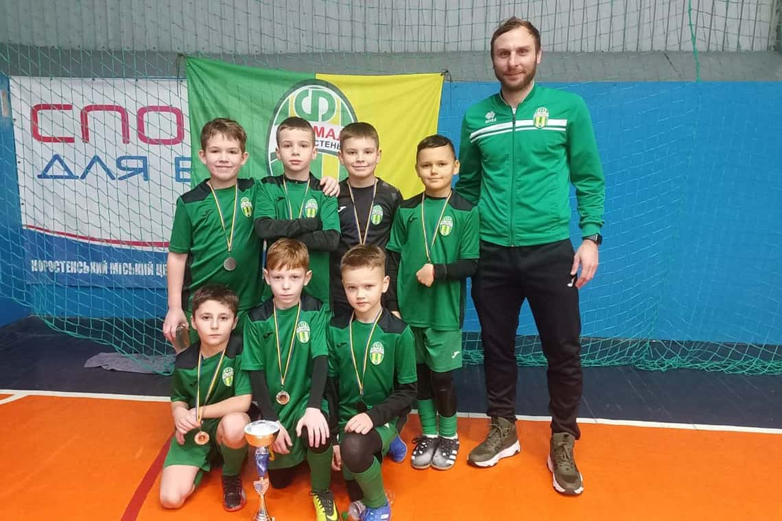 Юні коростенські футболісти стали срібними призери кубка "МПК"